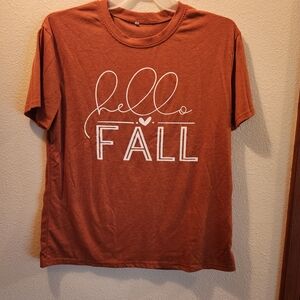 Rust Graphic Fall T-Shirt XL